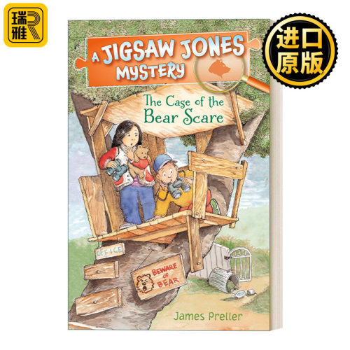 英文原版 Jigsaw Jones The Case of the Bear Scare 小侦探琼斯系列 英文版 进口英语原版书籍