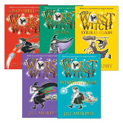 英文原版 The Worst Witch 坏女巫魔法学校5册 女巫学校故事系列 儿童奇幻小说 英文版 进口英语原版书籍