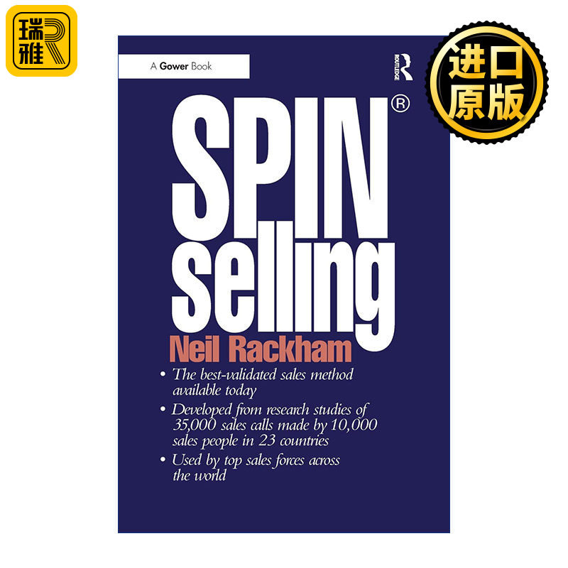 SPIN®-Selling 销售巨人 大订单销售手册 SPIN销售法 尼尔雷克汉姆 英文原版