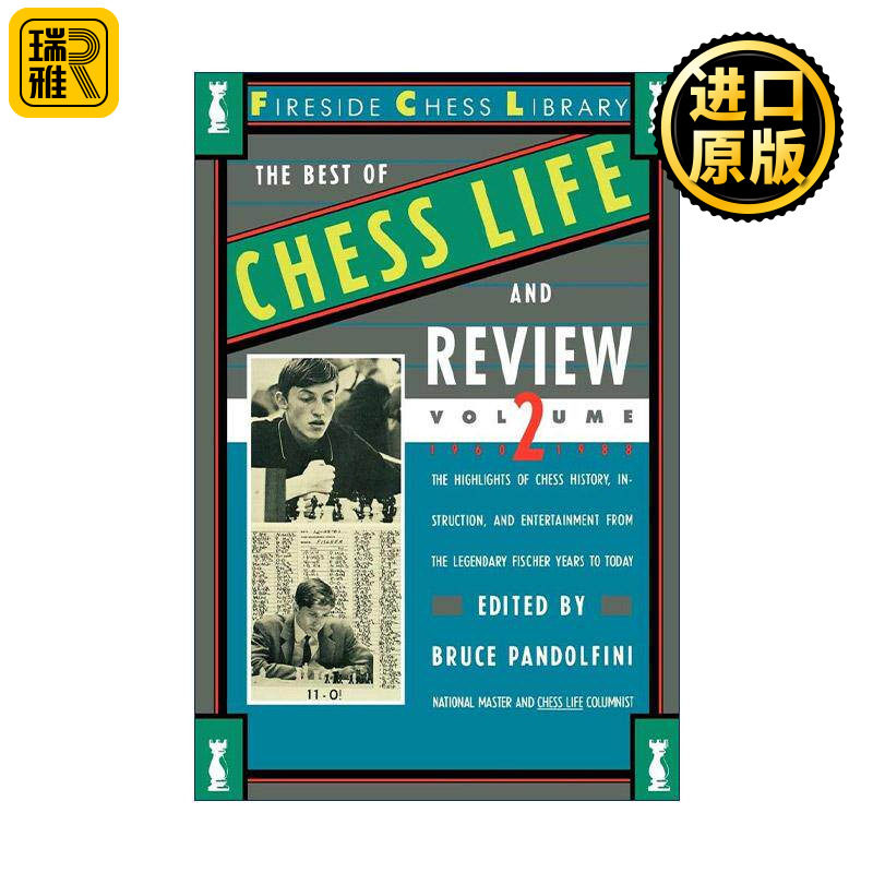 英文原版 Best of Chess Life and Review Volume 2 国际象棋评论和生活杂志精选卷2 英文版 进口英语原版书籍