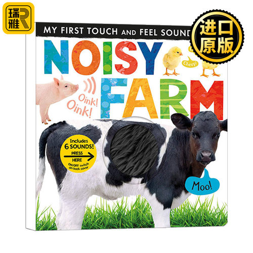 嘈杂的农场 英文原版绘本 Noisy Farm 英文版 Tiger Tales 纯全英文版正版原著进口英语书籍