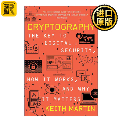 英文原版 Cryptography 密码学 伦敦大学信息安全教授基思·马丁 英文版 进口英语原版书籍