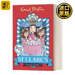 St Clare's Collection 2 圣卡莱尔合册4-6 伊妮德·布莱顿寄宿学校系列Enid Blyton 英文原版