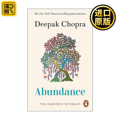 英文原版 Abundance 富足 通往内心富裕之路 狄巴克·乔布拉 英文版 进口英语原版书籍