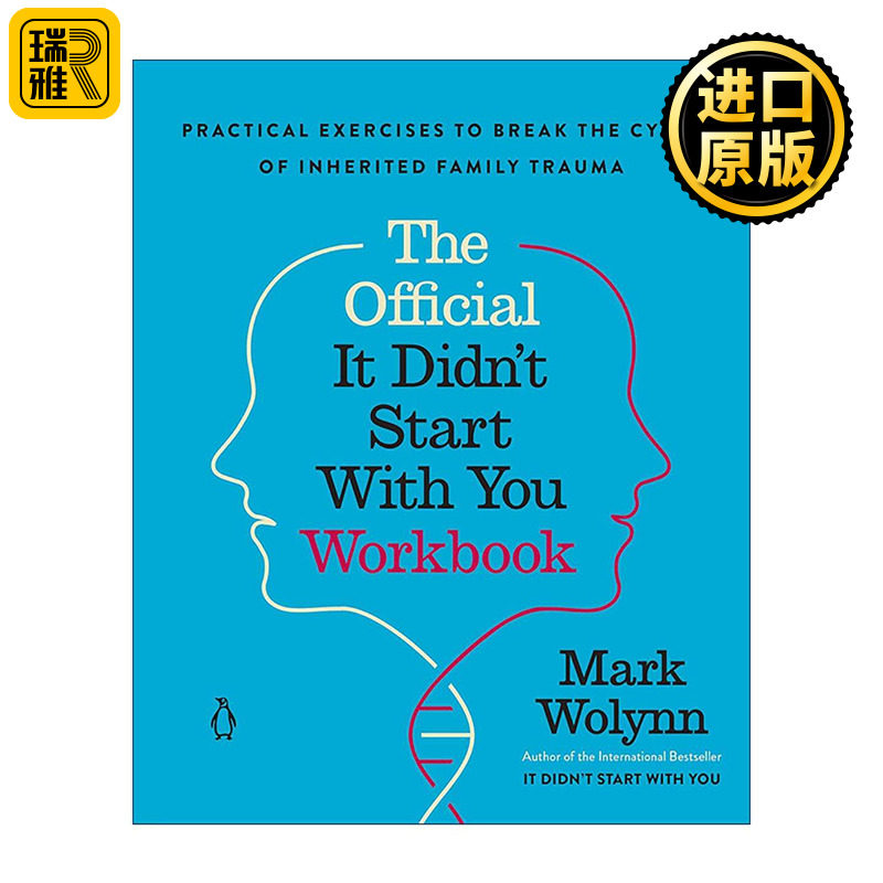 英文原版 The Official It Didn't Start with You Workbook 这不是你的错 练习册 海灵格家庭创伤疗愈之道 马克·沃林恩 英文版