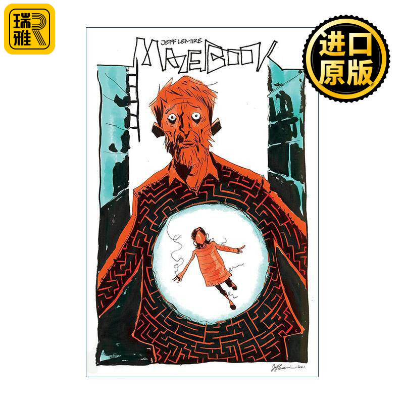 英文原版 Mazebook 迷宫 黑马漫画 黑锤作者Jeff Lemire杰夫·勒米尔 精装 英文版 进口英语原版书籍