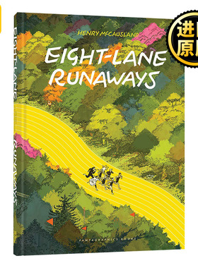 Eight Lane Runaways 跑道上的八个逃亡者 漫画小说 英文原版