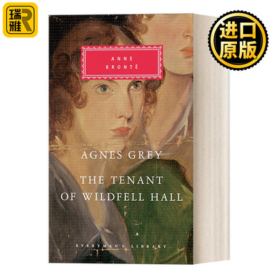 英文原版 Agnes Grey The Tenant of Wildfell Hall 阿格尼斯.格雷 荒野庄园的房客 女房客 人人图书馆精装收藏版 Anne Bronte