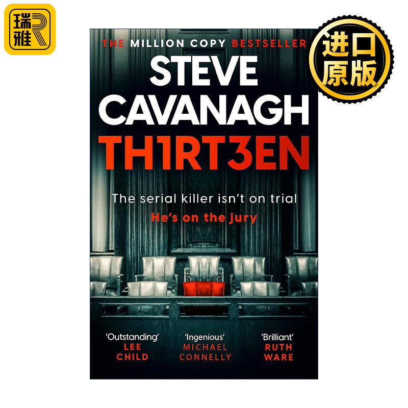 英文原版 Thirteen 第十三位陪审员 艾迪弗林系列 侦探悬疑推理小说 英文版 进口英语原版书籍