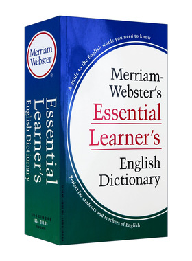 韦氏基础英语词典 英文原版 Merriam-Webster's Essential Learner's English Dictionary 英英字典 搭配常用短语 学习工具书辞典