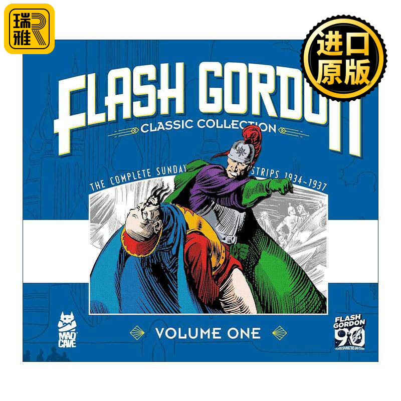 英文原版 Flash Gordon Classic Collection Vol.1 飞侠哥顿经典漫画集1 精装 英文版 进口英语原版书籍