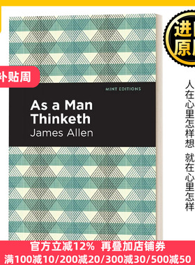 做你想做的人 As A Man Thinketh 人如其想 励志随笔 詹姆斯艾伦 James Allen