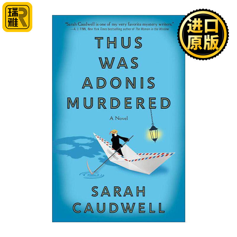 英文原版 Thus Was Adonis Murdered 就这样 阿多尼斯 推理小说 Sarah Caudwell 英文版 进口英语原版书籍