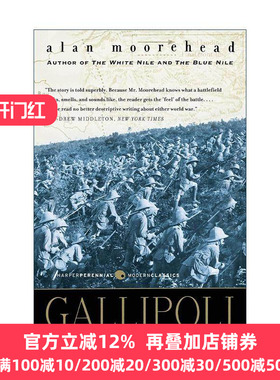 英文原版 Gallipoli 加利波利 一场一战战役 英国达夫·库珀奖 英文版 进口英语原版书籍