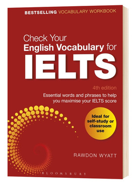 雅思英语词汇检测 Check Your English Vocabulary for IELTS 英文原版 Rawdon Wyatt 全英文版进口英语书籍