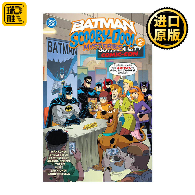 英文原版 The Batman & Scooby-Doo Mysteries Vol.6 蝙蝠侠与史酷比狗之谜 卷六 儿童DC漫画 英文版 进口英语原版书籍