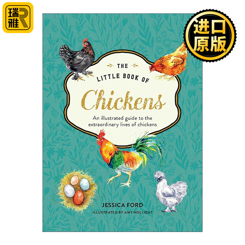 英文原版 The Little Book of Chickens 小鸡之书 鸡的品种与知识 精装插图指南 英文版 进口英语原版书籍