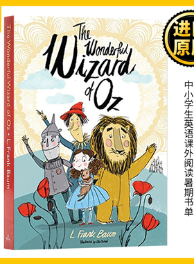 绿野仙踪 英文原版 The Wonderful Wizard of Oz 儿童经典文学小说 童话故事 中小学生英语课外阅读暑期书单 正版原著英语书籍