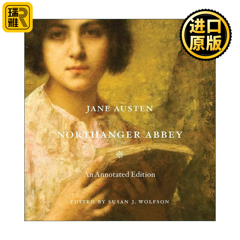 英文原版 Northanger Abbey 简奥斯汀 诺桑觉寺 精装彩插注释版 哈佛大学出版社 英文版 进口英语原版书籍