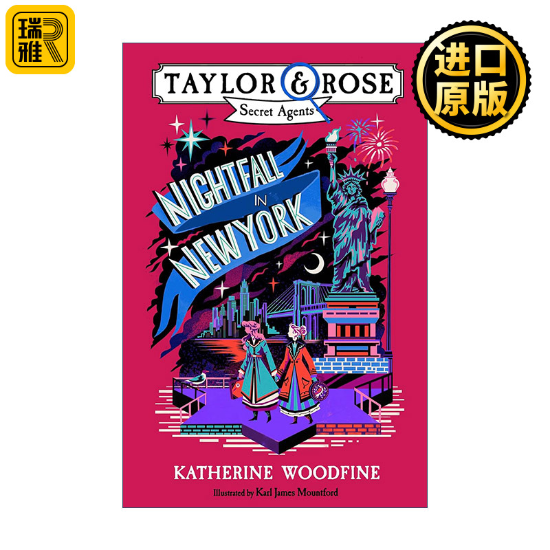 英文原版 Taylor and Rose Secret Agents Nightfall in New York 泰勒和罗斯秘密特工系列4 纽约夜幕 英文版 进口英语原版书籍