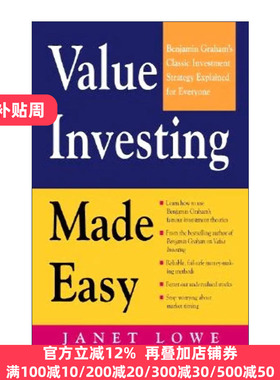 英文原版 Value Investing Made Easy 格雷厄姆经典投资策略 让价值投资变得更容易 英文版 进口英语原版书籍