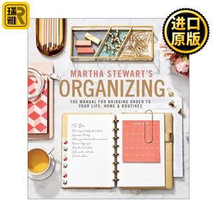 Organizing 玛莎斯图尔特 整理技巧 Martha 精装 美国家政女王 Stewart