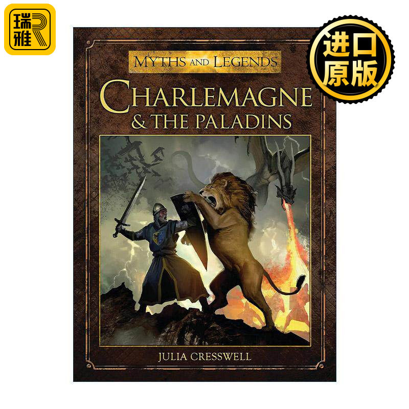 英文原版 Charlemagne and the Paladins 查理大帝与十二骑士 彩色插画 神话传说再现系列 英文版 进口英语原版书籍