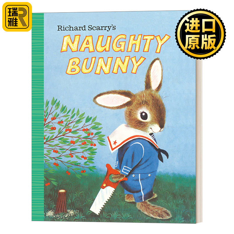 Richard Scarrys Naughty Bunny Little Golden Book
