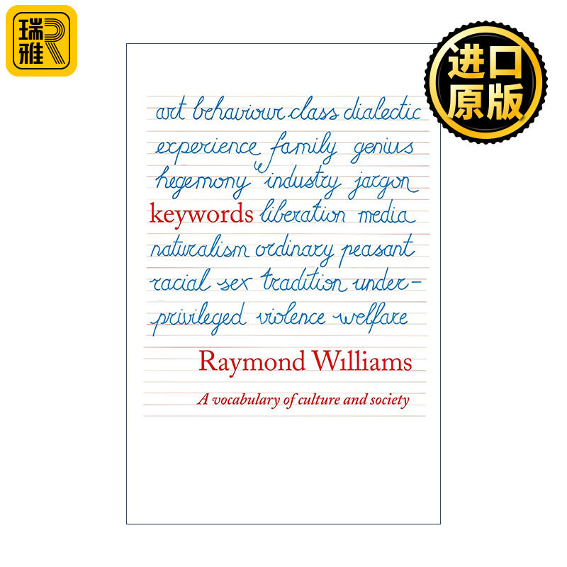 英文原版 Keywords: A Vocabulary of Culture and Society :
