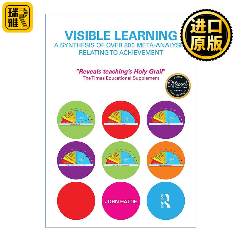Visible Learning 可见的学习 对800多项关于学业成就的元分析的综合报告