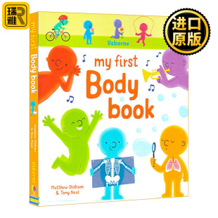 book 我 身体认知书 英文原版 Body 纸板书 儿童绘本 first