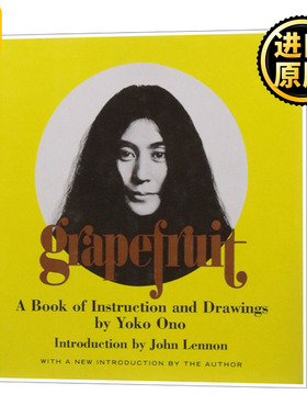 英文原版 Grapefruit 葡萄柚 说明和图纸书 启发式艺术 小野洋子  精装 英文版 进口英语原版书籍