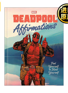 英文原版 Deadpool's Affirmations 死侍的励志语录 感受自己 治愈自己 漫威漫画 精装 Rob Kutner 英文版 进口英语原版书籍