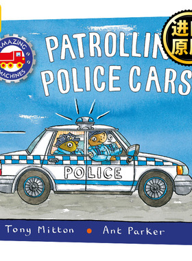 正版 Amazing Machines Patrolling Police Cars神奇机器 巡逻警车