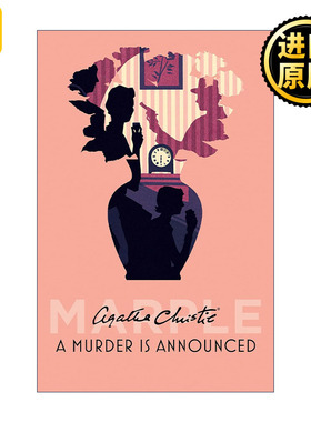 正版 A Murder Is Announced 谋杀启事 阿加莎克里斯蒂 马普尔小姐探案系列 精装 英文原版 进口英语书籍