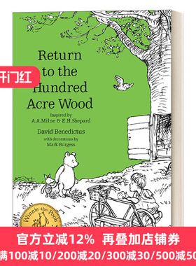 英文原版 Return to the Hundred Acre Wood 回到百亩森林 精装 Winnie-The-Pooh – Classic Editions 小熊维尼 噗噗熊 英语书籍