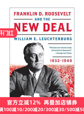 英文原版 Franklin D. Roosevelt and the New Deal 罗斯福与新政 1964班克罗夫特奖 帕克曼奖 英文版 进口英语原版书籍