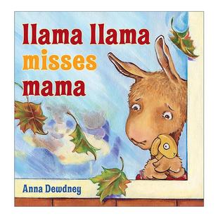 绘本 书籍 Misses 进口英语原版 英文版 安娜·杜德尼 儿童精装 羊驼拉玛想念妈妈 Mama Llama 英文原版