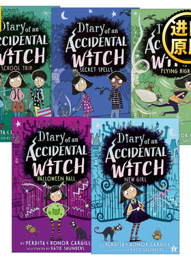 英文原版 Diary of an Accidental Witch 意外女巫日记系列5册 儿童章节桥梁故事书 Perdita Cargill 英文版 进口英语原版书籍