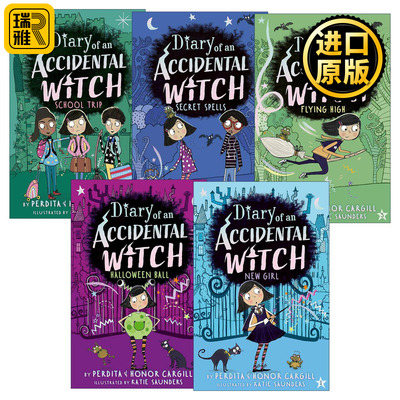 英文原版 Diary of an Accidental Witch 意外女巫日记系列5册 儿童章节桥梁故事书 Perdita Cargill 英文版 进口英语原版书籍