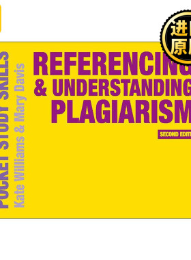 英文原版 Referencing and Understanding Plagiarism 理解引用与抄袭 Kate Williams 英文版 进口英语原版书籍