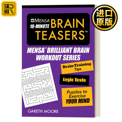英文原版 Mensa 10-Minute Brain Teasers 门萨 10分钟脑力开发训练 英文版