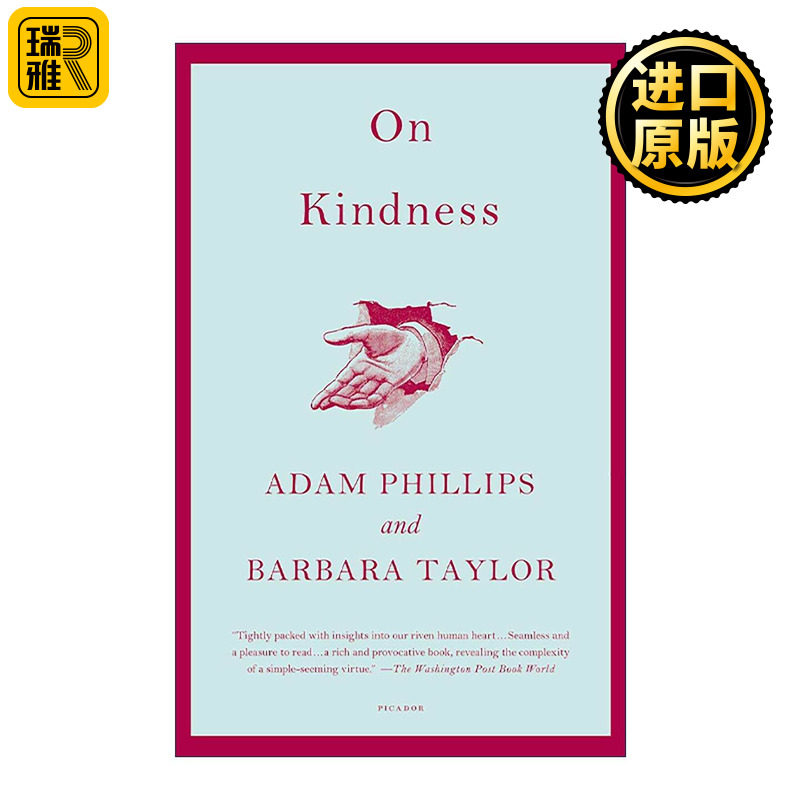 英文原版 On Kindness 论善 英国精神分析学家Adam Phillips 英文版 进口英语原版书籍