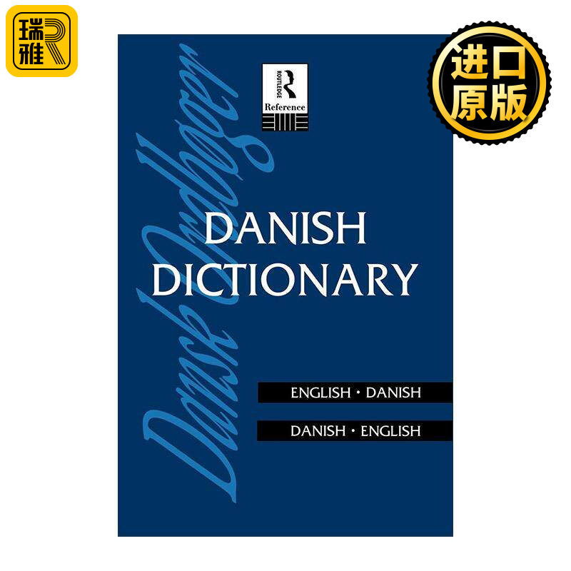 英文原版 Danish Dictionary 丹麦语 英语 双语字典 英文版 进口英语原版书籍