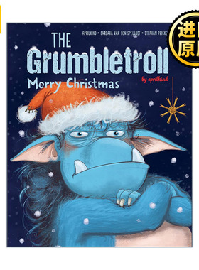 The Grumbletroll Merry Christmas 爱发脾气的小怪兽系列 不行 就该听我的！ 儿童精装情商养成绘本 芭拉范登斯佩尔霍夫