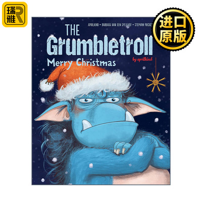 The Grumbletroll Merry Christmas 爱发脾气的小怪兽系列 不行 就该听我的！ 儿童精装情商养成绘本 芭拉范登斯佩尔霍夫