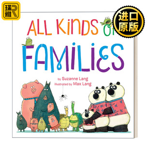 All Kinds of Families 各式各样的家庭 低幼儿童绘本 纸板书 暴怒猴作者