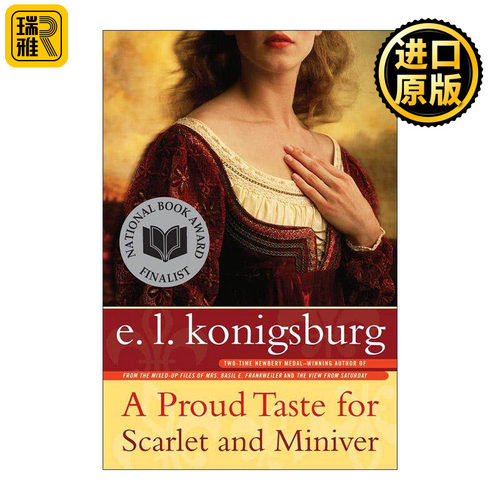 英文原版 A Proud Taste for Scarlet and Miniver 酷爱红色制服和白色披肩的人 路易七世王后的故事 英文版 进口英语原版书籍