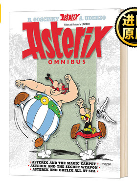 高卢英雄历险记28-30 合订本 卷十 英文原版 Asterix Asterix Omnibus 10 儿童漫画书 英文版 Uderzo Rene 进口英语原版书籍