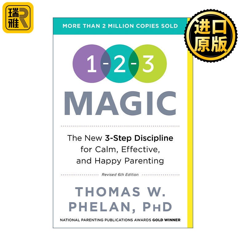 英文原版 1-2-3 Magic 123魔法 培养快乐孩子的积极育儿指南 儿童教育 Thomas Phelan 英文版 进口英语原版书籍